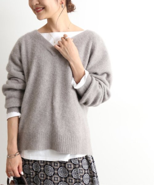 セール Fox混vネックニット スローブ イエナ Slobe Iena Magaseek