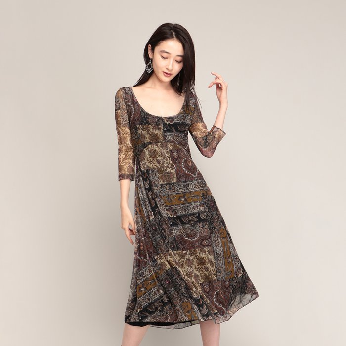 ワンピース袖 Kerala デシグアル Desigual Magaseek