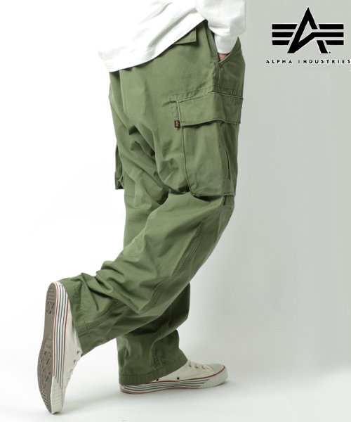 LAZAR(ラザル)/【Lazar】ALPHA INDUSTRIES/アルファインダストリーズ CARGO PANTS / カーゴパンツ/ダークオリーブ