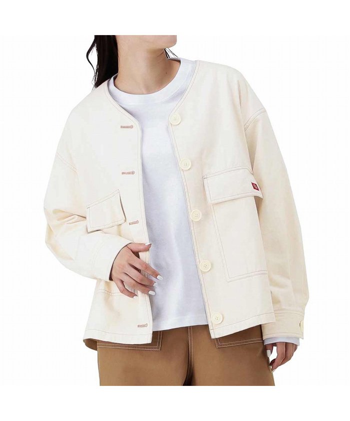 Dickies ディッキーズ ノーカラージャケット 04 4390 マックハウス レディース Mac House Women Magaseek