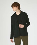 30%OFF！＜マガシーク＞ 5351プール・オム チェックニットジャケット メンズ ブラック 46 5351POUR LES HOMMES】 セール開催中】