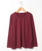 70%OFF！＜マガシーク＞ ラピーヌ ルージュ スーパーファイン天竺 クルーネックカットソー レディース レッド 44 LAPINE ROUGE】 セール開催中】