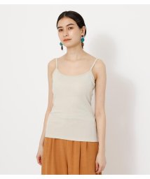AZUL by moussy(アズールバイマウジー)/BACK OPEN CAMISOLE/L/BEG1
