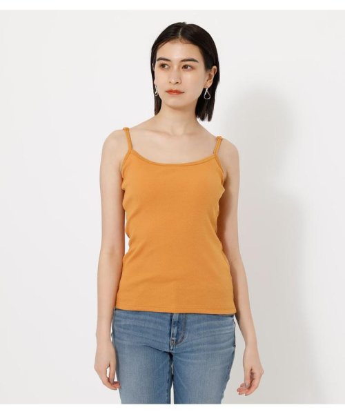 AZUL by moussy(アズールバイマウジー)/BACK OPEN CAMISOLE/D/ORG3