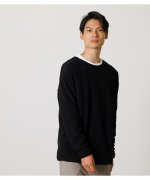 30%OFF！＜マガシーク＞ アズールバイマウジー ETHNIC LINKS KNIT メンズ BLK L AZUL BY MOUSSY】 タイムセール開催中】