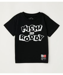 RODEO CROWNS WIDE BOWL(ロデオクラウンズワイドボウル)/キッズMICHI & RODDY Tシャツ/BLK