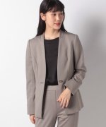 70%OFF！＜マガシーク＞ ピエール・カルダン ストレッチポンチ ワンボタンジャケット レディース グレー 38 pierre cardin】 セール開催中】