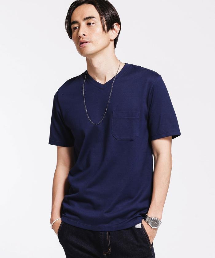 注目の商品 マガシーク ナノ ユニバース 汗染み防止 Anti Soaked ヘビーvネックtシャツ メンズ ネイビー s Nano Universe かいこみ 注目の商品 マガシーク ナノ ユニバース 汗染み防止 Anti Soaked ヘビーvネックtシャツ メンズ ネイビー s Nano Universe かいこみ