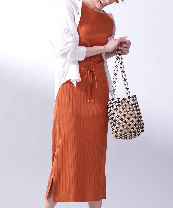 セール 35 Off Anti Soaked Ribドロストワンピース ナノ ユニバース Nano Universe Magaseek