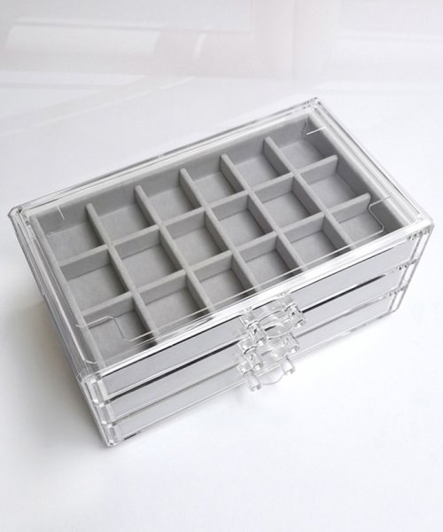 セール アクセサリーケース レディース 引き出し式 ジュエリーケース 3段 大容量 アクセサリーボックス 小物入れ 収納ケース 指輪 ミニミニストア Miniministore Magaseek