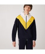 40%OFF！＜マガシーク＞ ラコステ 軽量カラーブロックパーカージャケット メンズ ネイビー 48（日本サイズM） LACOSTE】 タイムセール開催中】