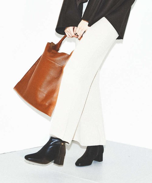 スノーソール 5cmスクエアトゥショートブーツ 予約 レディースファッション 阪急百貨店公式通販 Hankyu Fashion