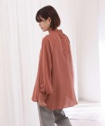 30%OFF！＜マガシーク＞ ルージュ・ヴィフ ラクレ キュプラツィルハイネックブラウス レディース テラコッタ F Rouge vif la cle】 セール開催中】画像