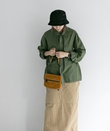 AS2OV/AS2OV / アッソブ WP SUEDE WALLET SHOULDER － CAMEL/503426395