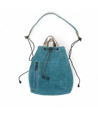 AS2OV/AS2OV / アッソブ WP SUEDE DRAW STRING BAG－TURQUOISE/503426410