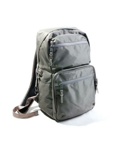 10%OFF！＜マガシーク＞ アンバイジェネラルグッズストア AS2OV / アッソブNYLON TWILL SQUARE BACK PACK ユニセックス グレー フリー UNBY GENERAL GOODS STORE】 セール開催中】