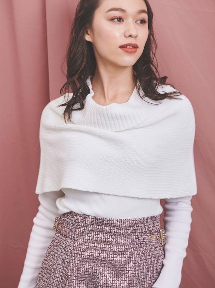 セール 美人百花11月号掲載 ケープセットニット ノエラ Noela Magaseek
