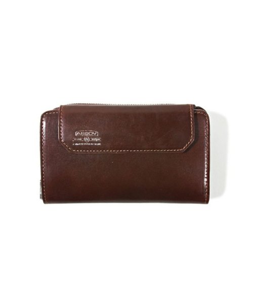 AS2OV(AS2OV)/AS2OV / アッソブ LEATHER MOBILE SHORT WALLET CHOCO/その他