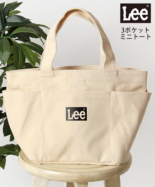 Lee(Lee)/【ＬＥＥ】 3ポケットミニトート/ホワイト