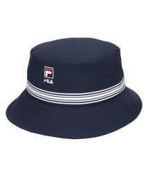 FILA(フィラ)/FILA STRIPE PRINT BUCKET HAT/ネイビー