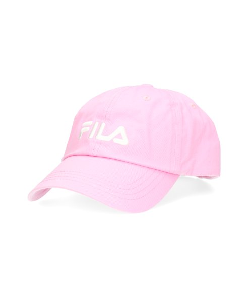 FILA(フィラ)/FILA LINEAR LOGO LOW CAP/ピンク