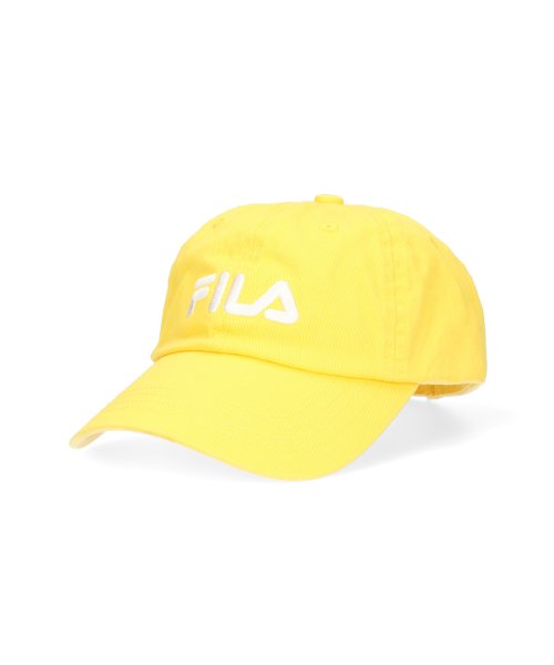 FILA(フィラ)/FILA LINEAR LOGO LOW CAP/イエロー