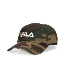 FILA(フィラ)/FILA LINEAR LOGO LOW CAP/ダークグリーン