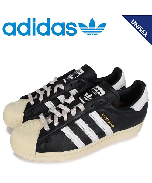 adidas スニーカー スーパースター 黒 24.0