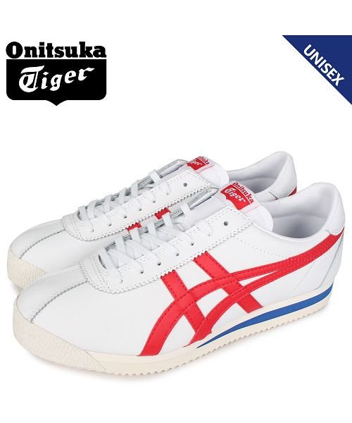 ＜マガシーク＞ スニークオンラインショップ オニツカタイガー Onitsuka Tiger タイガー コルセア スニーカー メンズ レディース TIGER CORSAIR ホワイト 白 1183B397− ユニセックス その他 24.5 SNEAK ONLINE SHOP】