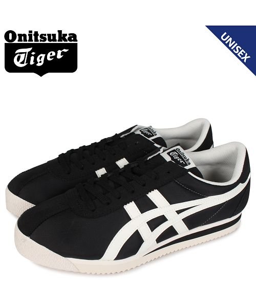 クーポン開催中 オニツカタイガー Onitsuka Tiger タイガー コルセア スニーカー メンズ レディース Tiger Corsair ブラック 黒 11b398 オニツカタイガー Onitsukatiger Magaseek