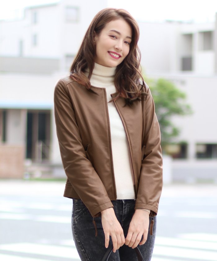 ライダースジャケット ラム革 レディースジャケット 通販 人気ランキング 価格 Com