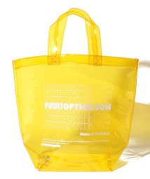 FRUIT OF THE LOOM(フルーツオブザルーム)/FRUIT OF THE LOOM COLOR CLEAR TOTE RG7/イエロー