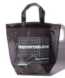 FRUIT OF THE LOOM(フルーツオブザルーム)/FRUIT OF THE LOOM COLOR CLEAR TOTE RG7/ブラック