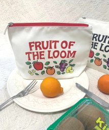 FRUIT OF THE LOOM(フルーツオブザルーム)/FTL SOUVENIR POCH M/ﾚｯﾄﾞ