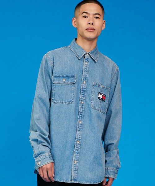 セール デニムシャツ トミージーンズ Tommy Jeans Magaseek