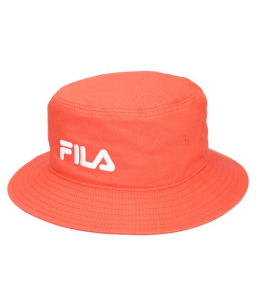 FILA(フィラ)/FILA COTTONTWILL BUCKET HAT/オレンジ