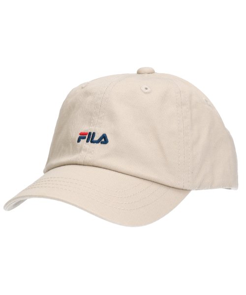 FILA(フィラ)/FILA KIDS SMALL LOGO CAP/ベージュ