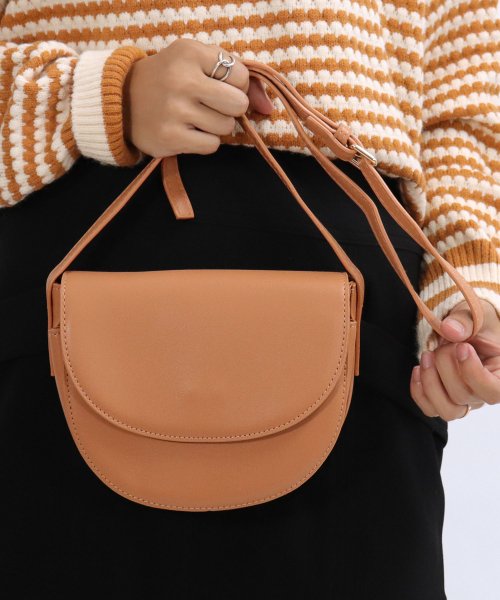 ラウンド ショルダーバッグ オシャレボ Osyarevo Magaseek
