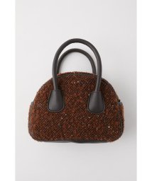 moussy(マウジー)/TWEED MINI BOSTON バッグ/BRN