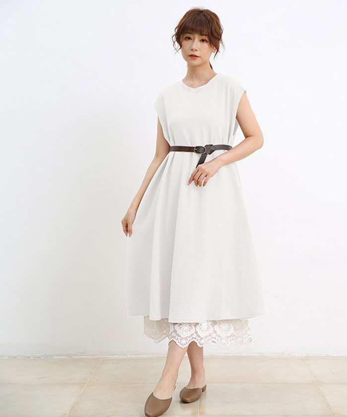 Douxbelle ドゥーベル ワンピース ノースリーブ 夏 マキシ丈 ロングワンピース レディース ドゥーベル Doux Belle Magaseek