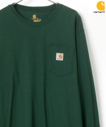 LAZAR(ラザル)/【Lazar】Carhartt/カーハート ビッグシルエット ポケットロングスリーブTシャツ/グリーン