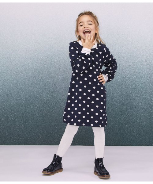 セール Bebe Enfant ジャガードドットワンピース プチバトー Petit Bateau Magaseek