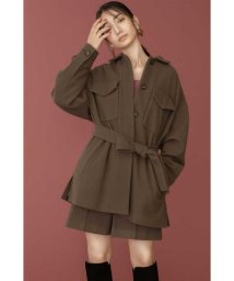 JILL STUART(ジル スチュアート)/◆《EXCLUSIVE LINE》ソフトメルトンセットアップ　ジャケットブルゾン/MOCHA