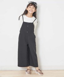 a.v.v(KID'S)(アー・ヴェ・ヴェキッズ)/[100－130]バックリボンサロペット[WEB限定サイズ]/ブラック