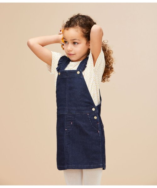Bebe Enfant デニムジャンパースカート プチバトー Petit Bateau Magaseek