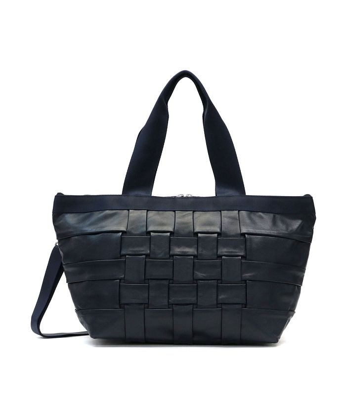 ＜マガシーク＞ ギャレリア キャリーネスト トートバッグ CARRYNEST 2WAY バッグ S TOTE NEST トート 斜めがけ 肩掛け A4 撥水 ファスナー付き タブレット収納 ユニセックス ネイビー F GALLERIA】