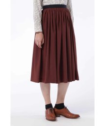 human woman/タック刺繍スカート/503494978