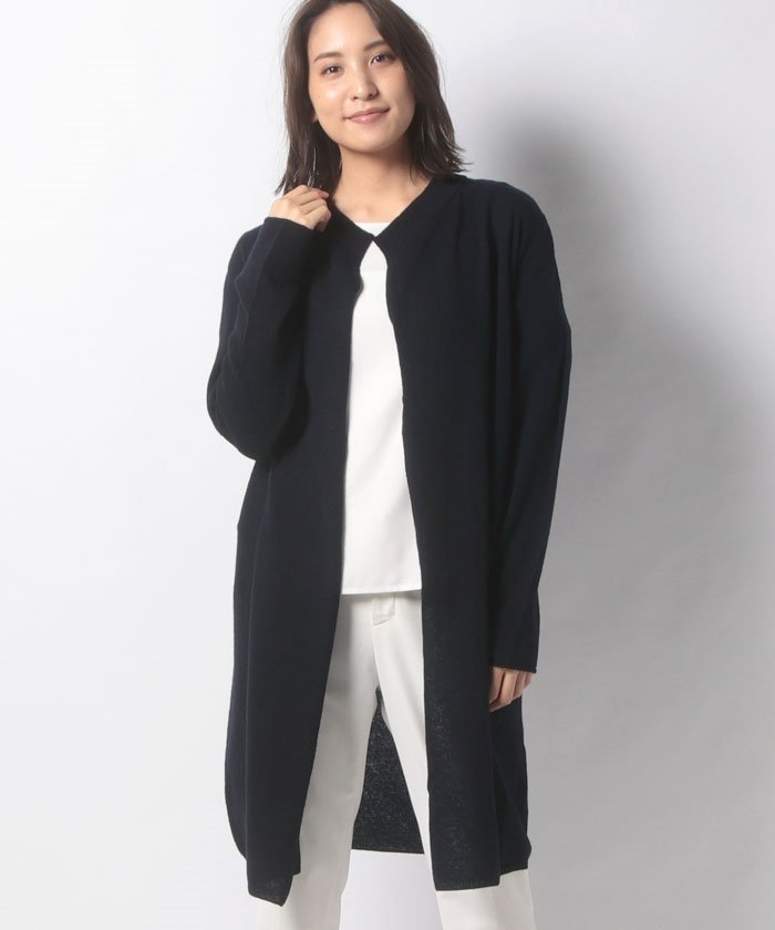 セール カシミヤ100 ロングカーディガン レリアンプラスハウス Leilian Plus House Magaseek