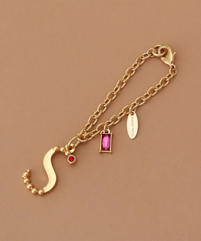 シンプルイニシャルバッグチャーム S サマンサタバサ Samantha Thavasa Magaseek