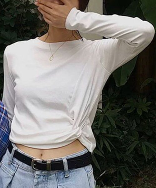 セール ツイスト Tシャツ レディース ラウンドネック へそ出し カットソー ショート丈 トップス 無地 カジュアル ミニミニストア Miniministore Magaseek セール ツイスト Tシャツ レディース ラウンドネック へそ出し カットソー ショート丈 トップス 無地 カジュアル ミニミニストア Miniministore Magaseek